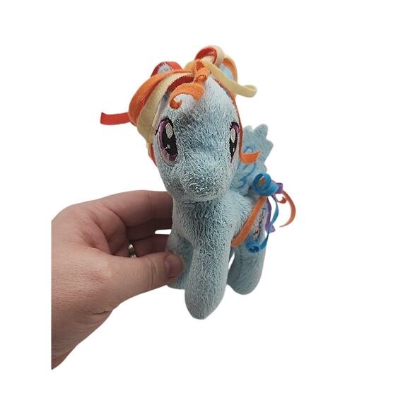 My Little Pony 5" Plush Rainbow Dash Friendship is Magic Embroidered Eyes Plush - Picture 6 of 7